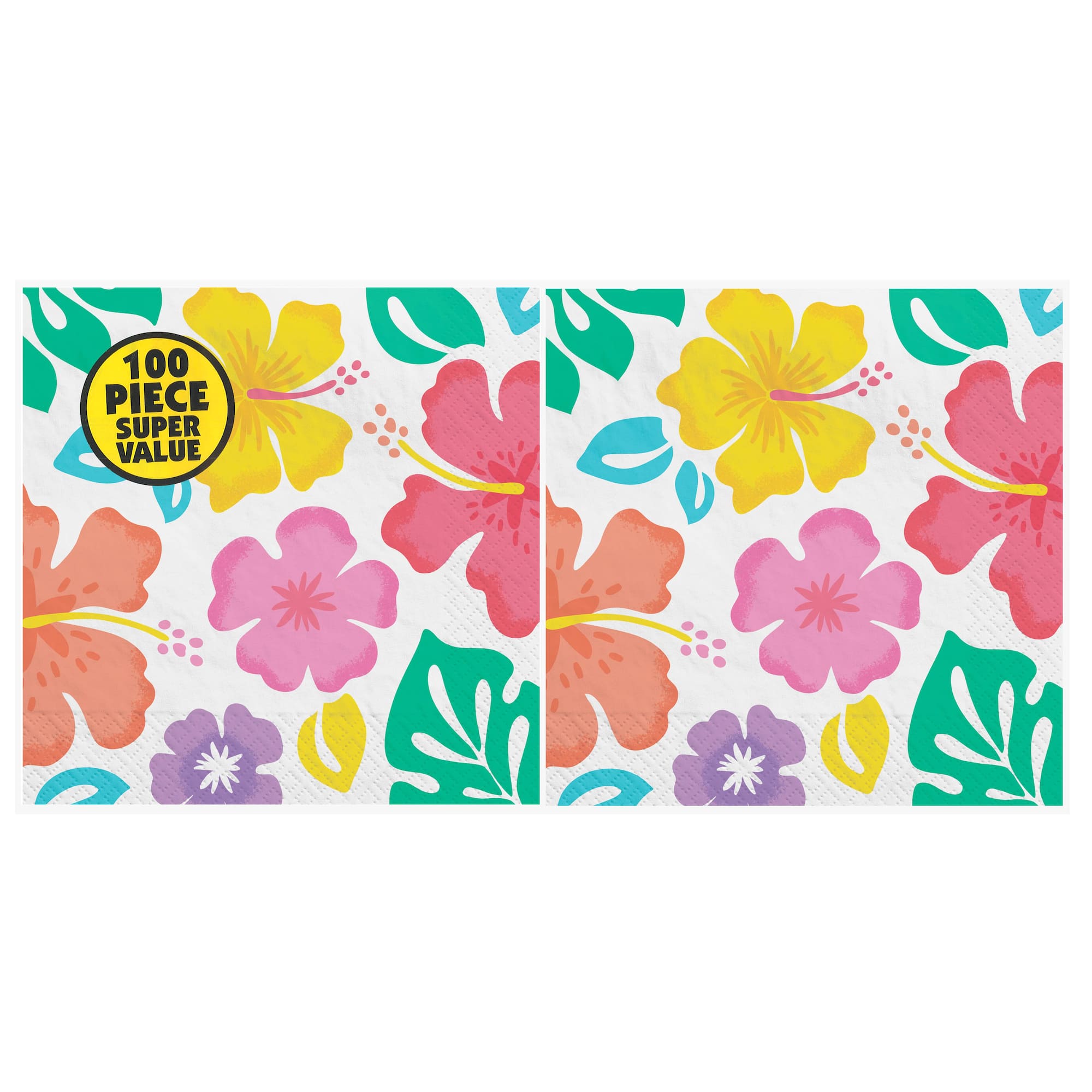 Summer Hibiscus Luncheon Napkins, 36ct.